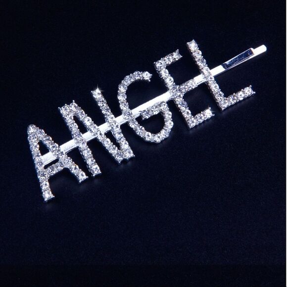 • ANGEL • Crystal Hair Clip 💎 - Picture 1 of 3